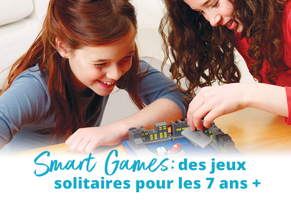 Smart Games: des jeux solitaires pour les 7 ans + - Brault & Bouthillier